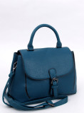 Borsa da donna con fibbia blu mare