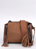 Borsa da donna con nappine marrone