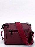 Borsa da donna con nappine rosso bordeaux