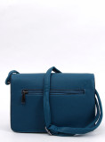 Borsa blu in ecopelle