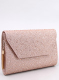 Borsa da donna rosa chiaro lucida
