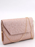 Borsa da donna rosa chiaro lucida