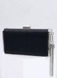 Borsa elegante nera con nappina
