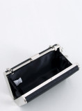 Borsa elegante nera con nappina
