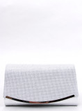 Elegante borsa decorata con zirconi argento