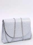 Borsa formale lucida argento