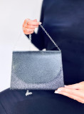 Borsa formale lucida nera