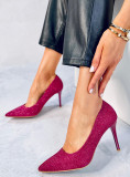 Décolleté rosa glitterate
