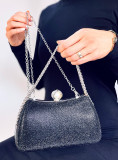 Borsa clutch nera
