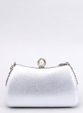 Borsa clutch argento