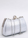 Borsa clutch argento