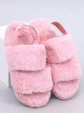 Pantofole rosa chiaro con elastico