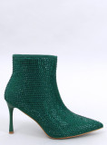 Stivaletti verdi con strass