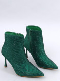Stivaletti verdi con strass