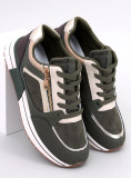 Scarpe sportive da donna color kaki