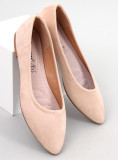 Ballerine beige con soletta in pelle