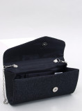 Borsa formale nera lucida