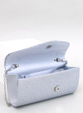 Borsa formale argento lucida