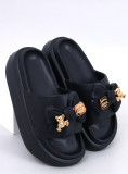 Ciabatte in schiuma TEDDY nere
