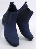 Stivaletti Chelsea bassi blu scuro