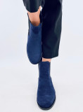 Stivaletti Chelsea bassi blu scuro