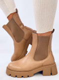 Stivaletti alti beige