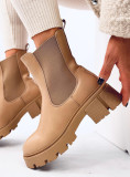 Stivaletti alti beige