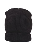 Berretto lavorato a maglia nero