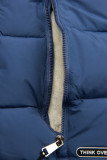 Giubbotto invernale blu con cappuccio WINTER