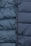 Giacca trapuntata di transizione blu jeans