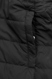 Giacca doppia faccia con elastico in vita kaki/nera