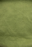 Felpa verde con tasca frontale