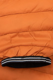 Giacca doppia faccia leggera arancio mattone