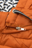 Giacca doppia faccia leggera arancio mattone