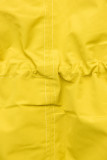 Parka invernale doppia faccia giallo/nero