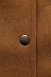 Tunica marrone cannella con bottoni