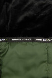 Parka verde army con ecopelliccia staccabile