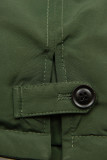 Parka verde army con ecopelliccia staccabile