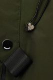 Cappotto/parka di transizione kaki