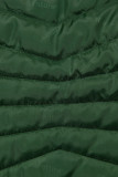 Giacca leggera trapuntata verde scuro