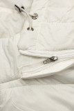 Gilet ecru dal taglio corto