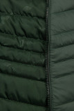 Gilet verde scuro dal taglio corto