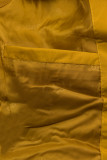 Giacca giallo senape per l'autunno/inverno