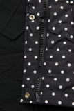 Parka a pois nera