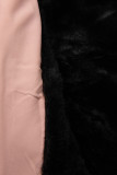 Giacca invernale per bambini nera/rosa