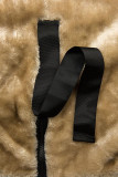 Giacca invernale nera con collo alto