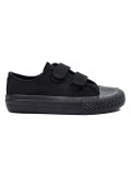 Sneakers nere da bambini con velcro