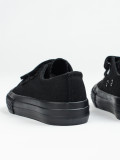 Sneakers nere da bambini con velcro