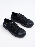 Sneakers in tela per bambini nere