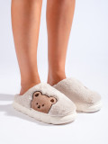Pantofole da donna beige BEAR